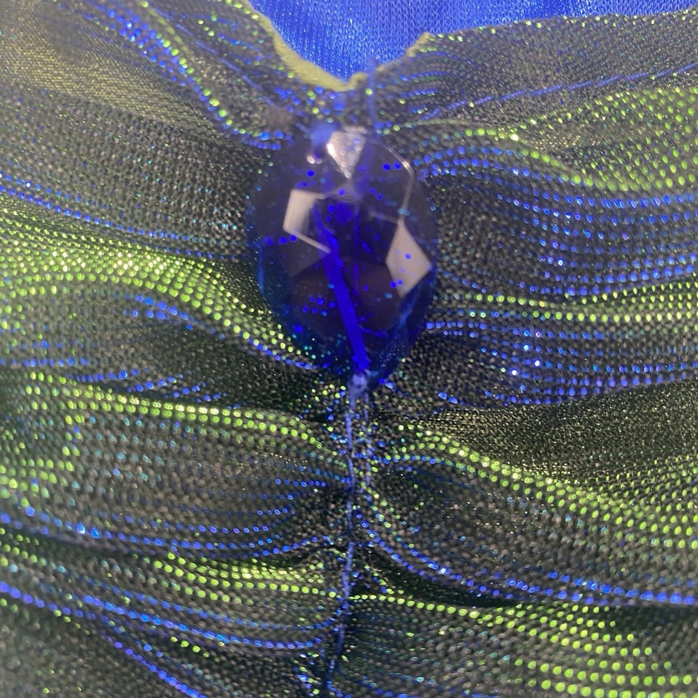 Girls Blue Green Princess Dress Size Small Dress Up Halloween Costume - Picture 4 of 12